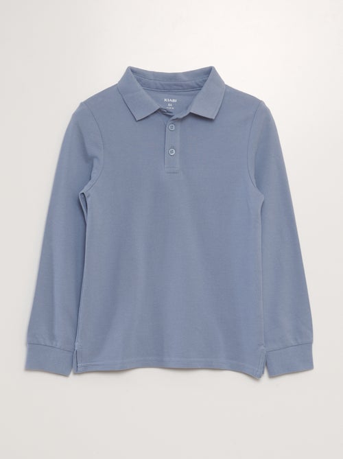 Polo de manga comprida - Kiabi