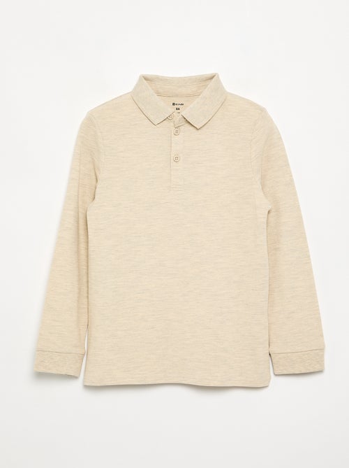 Polo de manga comprida - Kiabi Polo de manga comprida - Kiabi