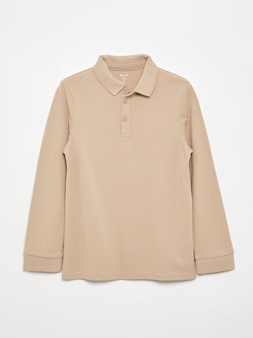 Polo de manga comprida - Kiabi Polo de manga comprida - Kiabi