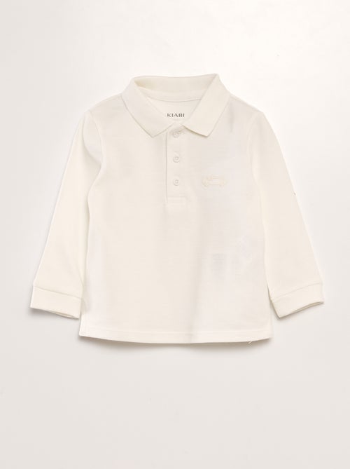 Polo de manga comprida - Kiabi