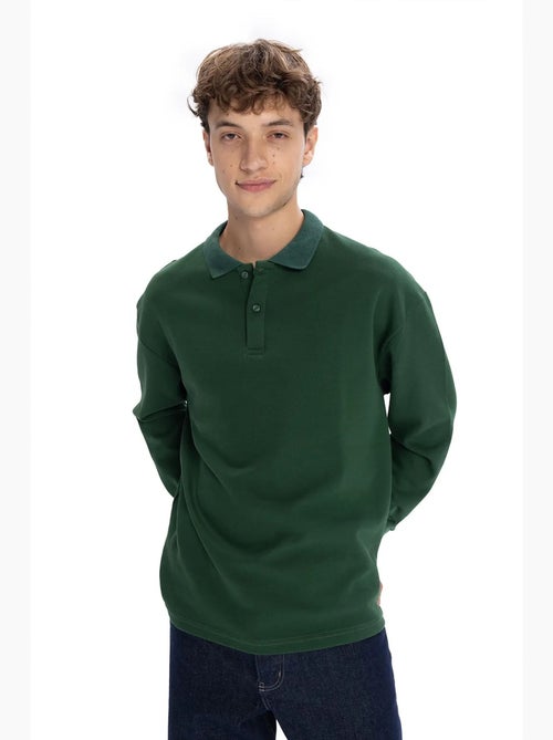 Polo de manga comprida giesto - Kiabi Polo de manga comprida giesto - Kiabi