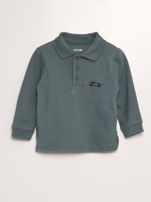 Polo de manga comprida - Kiabi
