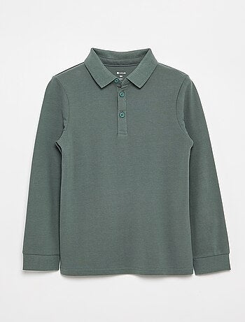 Polo de manga comprida