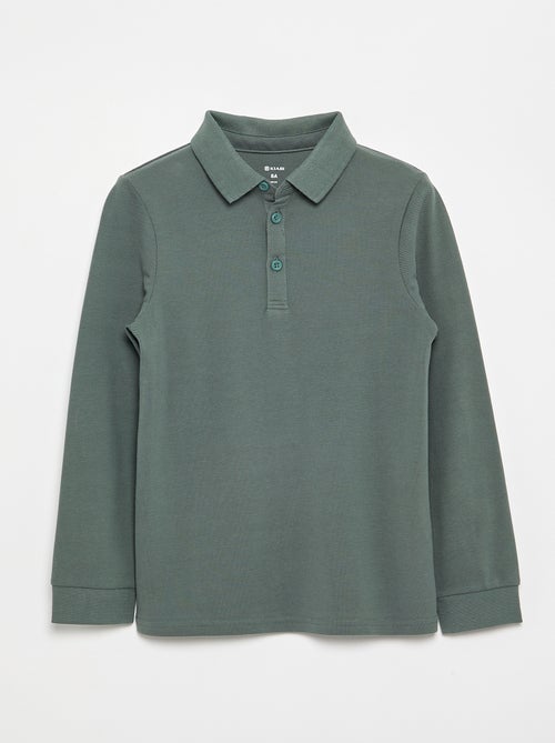 Polo de manga comprida - Kiabi Polo de manga comprida - Kiabi