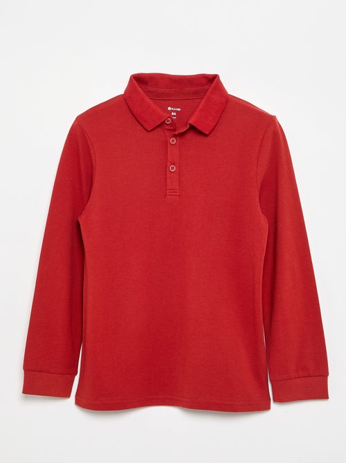 Polo de manga comprida - Kiabi Polo de manga comprida - Kiabi