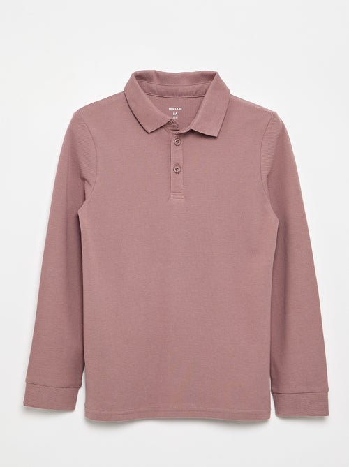 Polo de manga comprida - Kiabi Polo de manga comprida - Kiabi