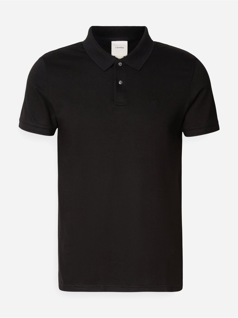 Polo de manga curta - Calvin Klein Preto - Kiabi