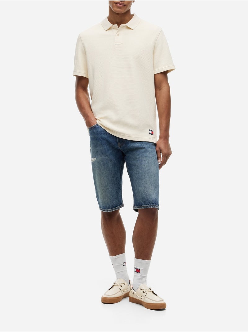 Polo de manga curta - Tommy jeans Branco - Kiabi