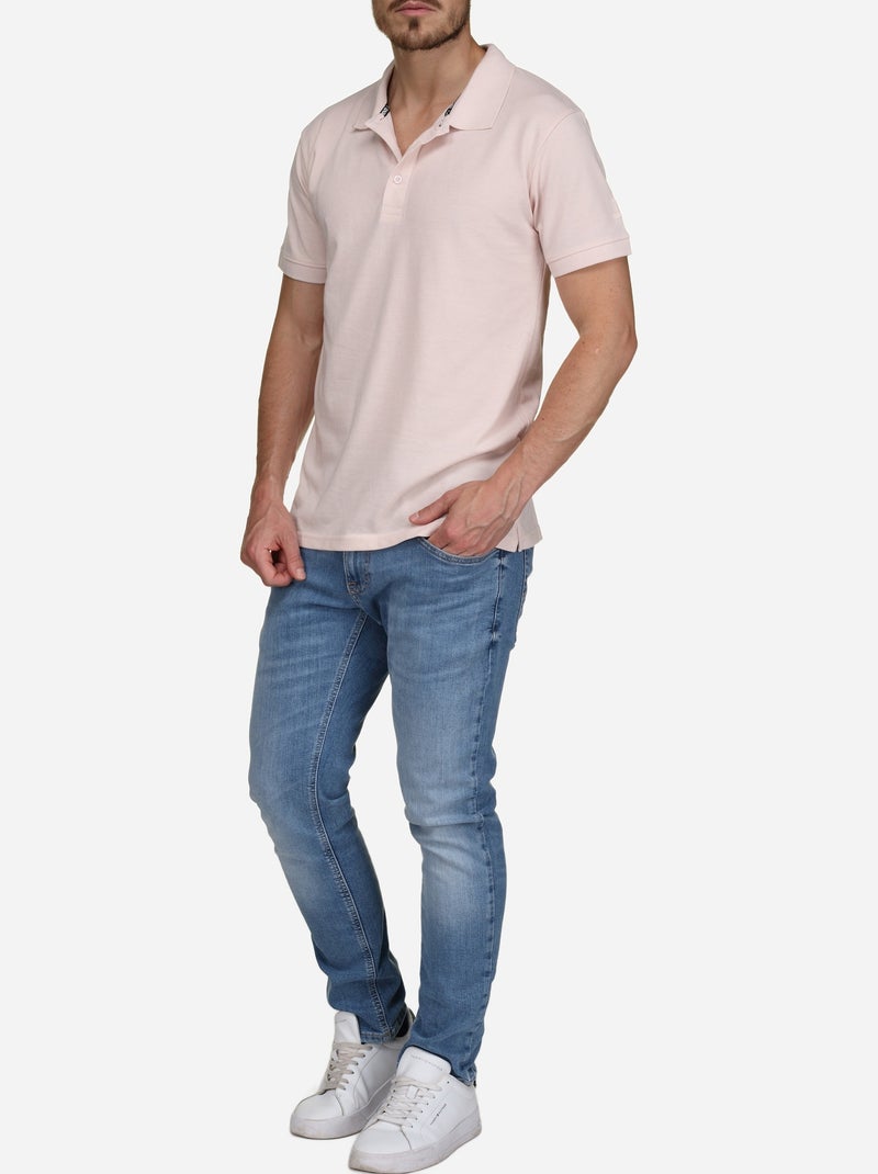 Polo de manga curta - Torrente Rosa - Kiabi