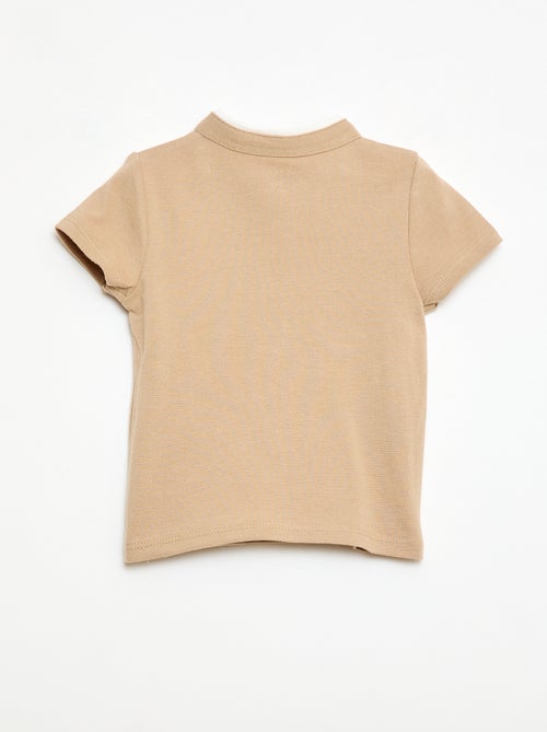 Polo de manga curta - Kiabi