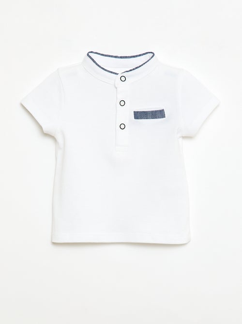 Polo de manga curta - Kiabi