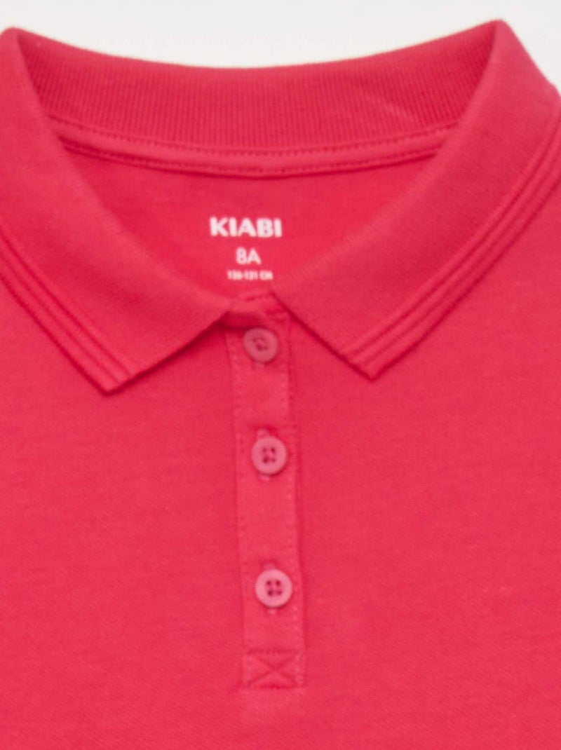 Polo de manga curta ROSA - Kiabi