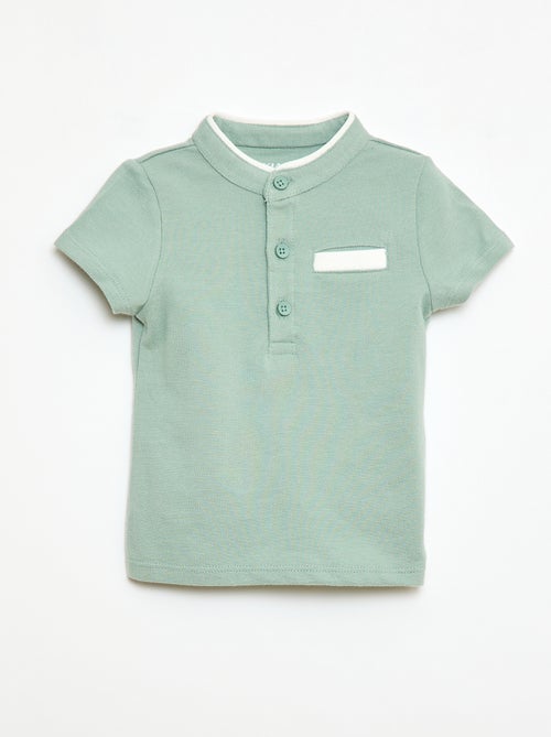 Polo de manga curta - Kiabi