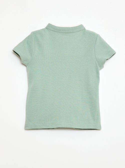 Polo de manga curta - Kiabi