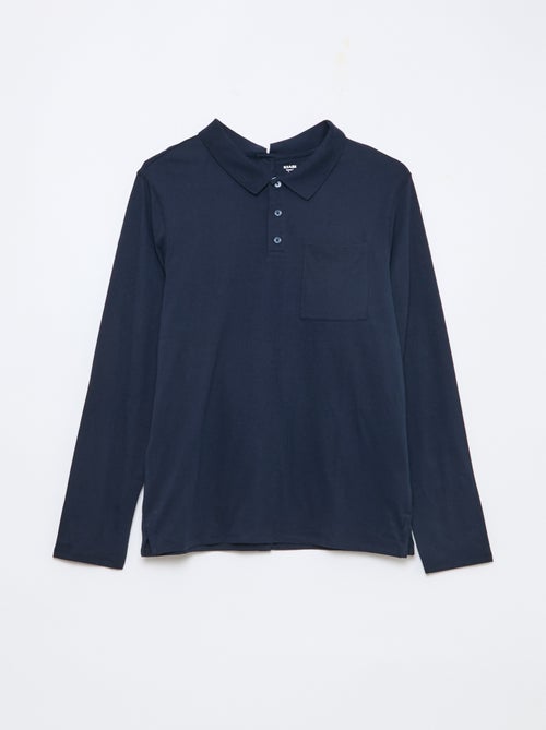 Polo de mangas compridas - So Easy - Kiabi