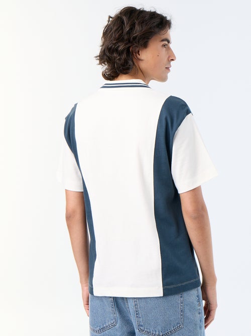 Polo de mangas curtas com bordados - Kiabi Polo de mangas curtas com bordados - Kiabi