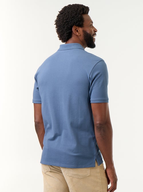 Polo de piqué de algodão - Kiabi Polo de piqué de algodão - Kiabi