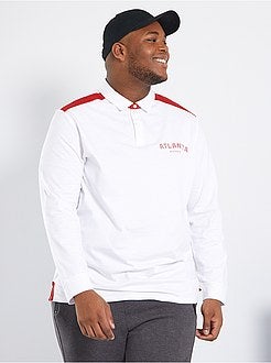 Polo de rugby de manga comprida - Kiabi