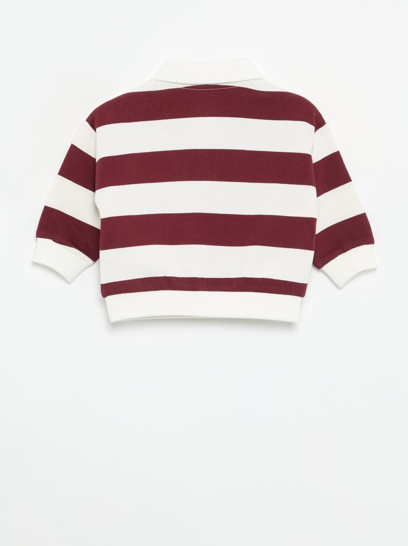 Polo 'Disney' em polar Vermelho - Kiabi