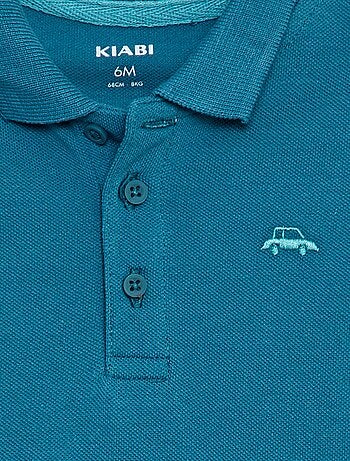 Polo em algodão piqué