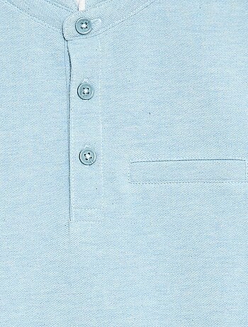 Polo em algodão piqué