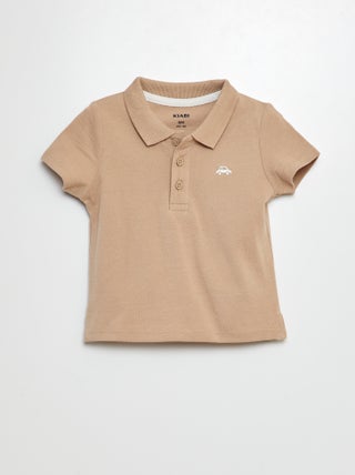 Polo em algodão piqué