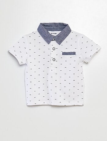 Polo em algodão piqué