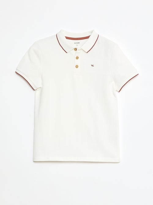 Polo em algodão piqué - Kiabi