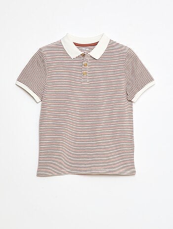 Polo em algodão piqué