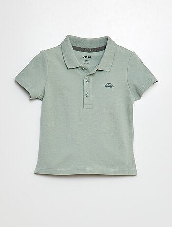 Polo em algodão piqué