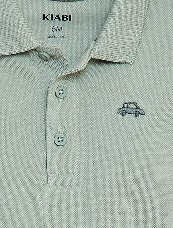 Polo em algodão piqué