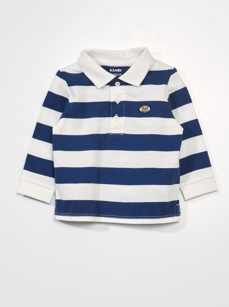 Polo em jersey BRANCO - Kiabi