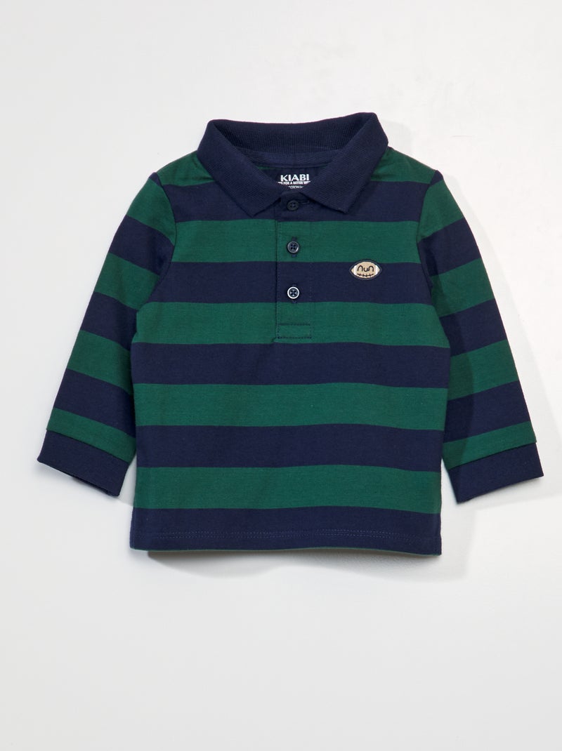 Polo em jersey VERDE - Kiabi