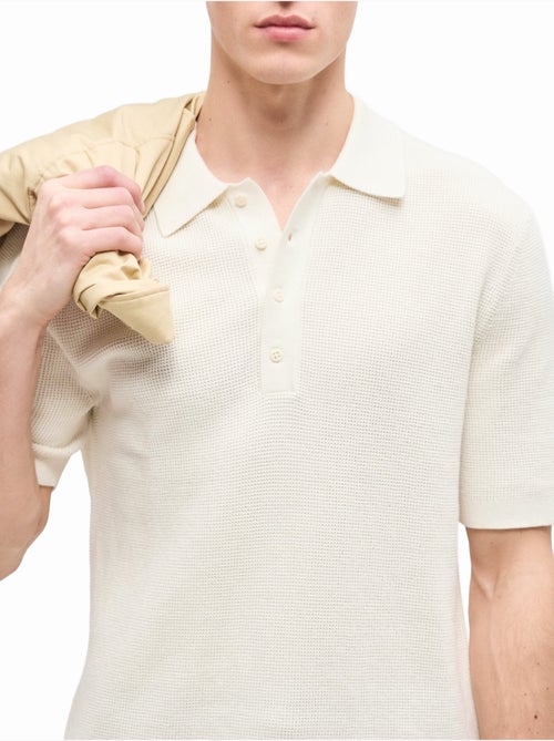 Polo em malha - Calvin Klein - Kiabi