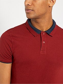 Polo em malha fina - Kiabi