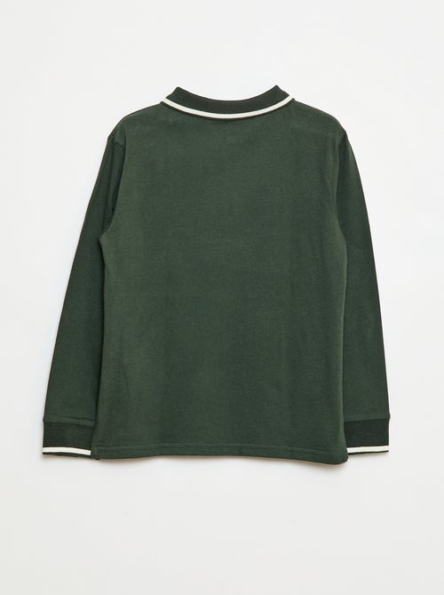 Polo em malha jersey estilo rugby - Kiabi