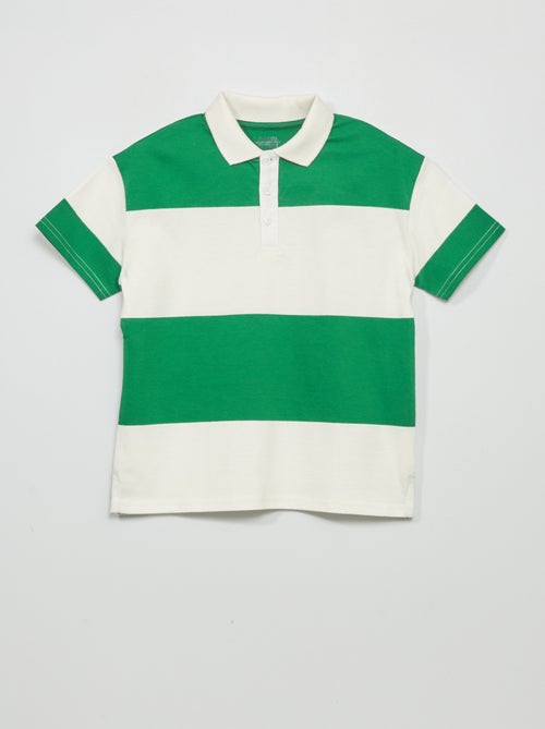 Polo em malha jersey - Kiabi