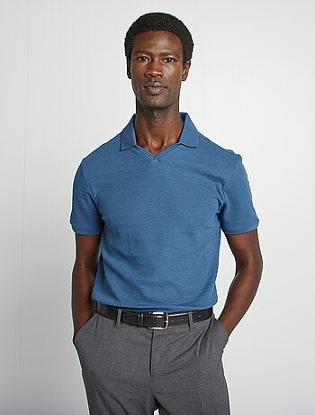 Polo em malha piqué