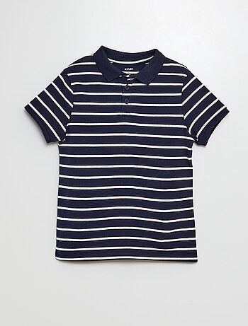 Polo em malha piqué