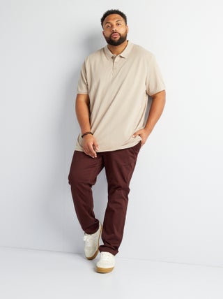 Polo em malha piqué