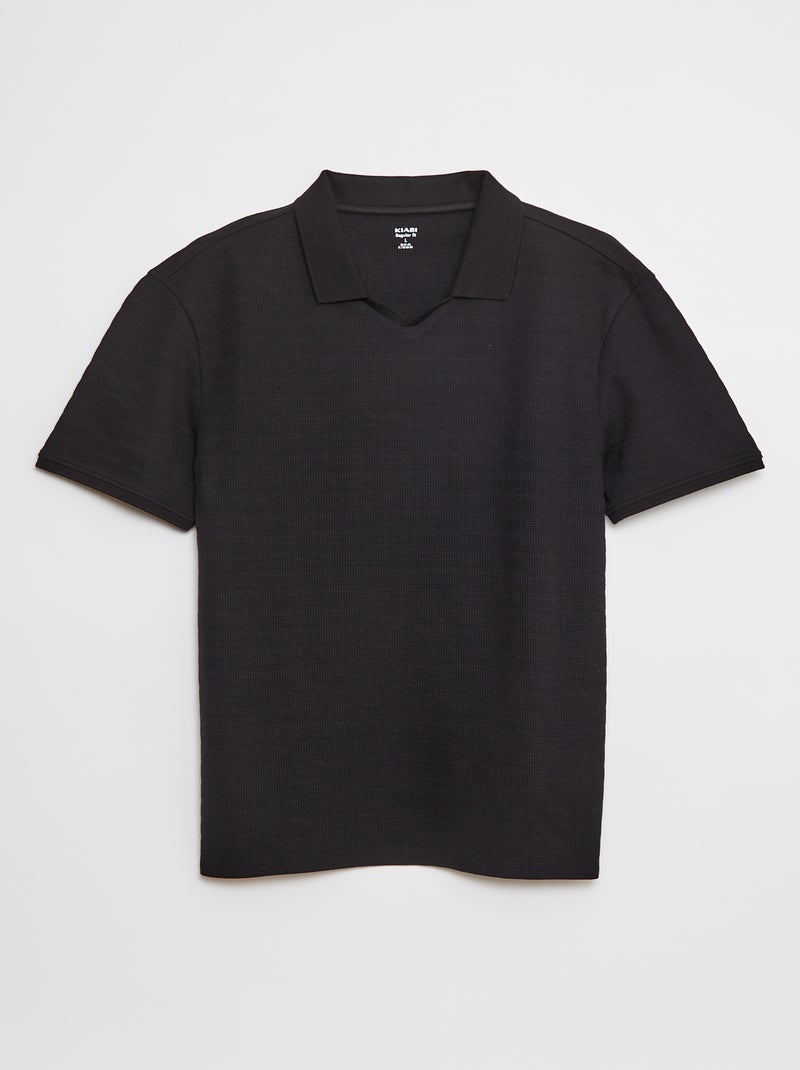 Polo em malha piqué Branco - Kiabi