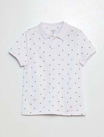 Polo em malha piqué