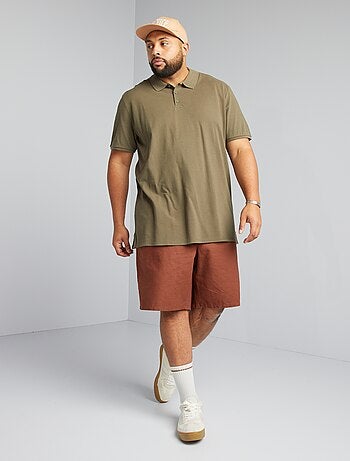 Polo em malha piqué