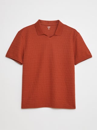 Polo em malha piqué