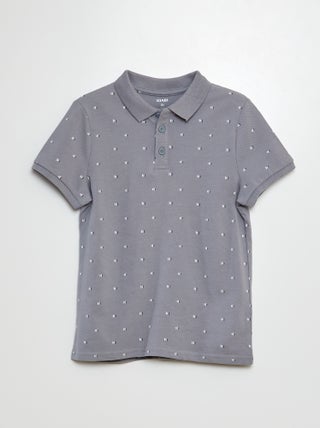 Polo em malha piqué