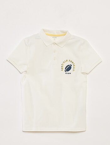 Polo em malha piqué estilo desportivo