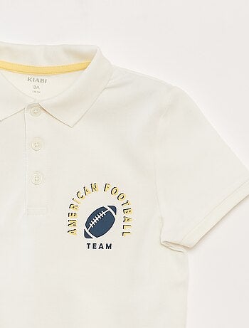 Polo em malha piqué estilo desportivo
