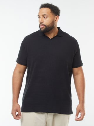 Polo em malha piqué