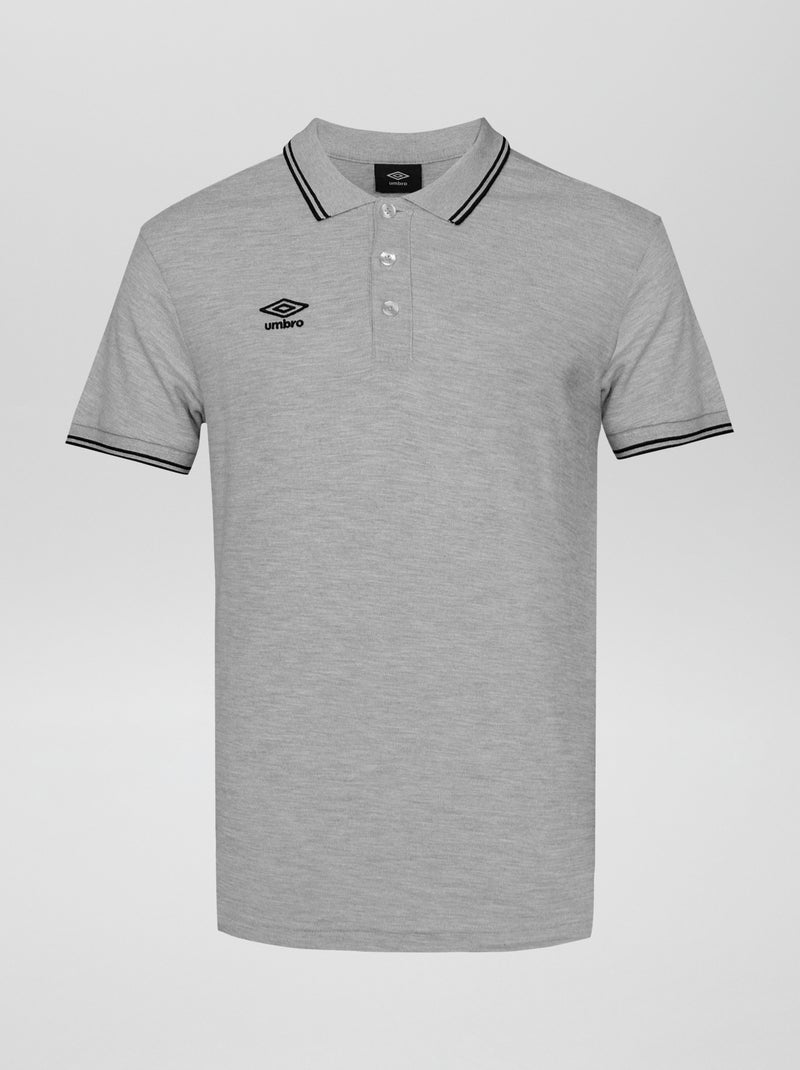 Polo em malha piqué 'Umbro' CINZA - Kiabi