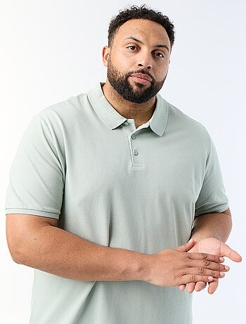 Polo em malha piqué